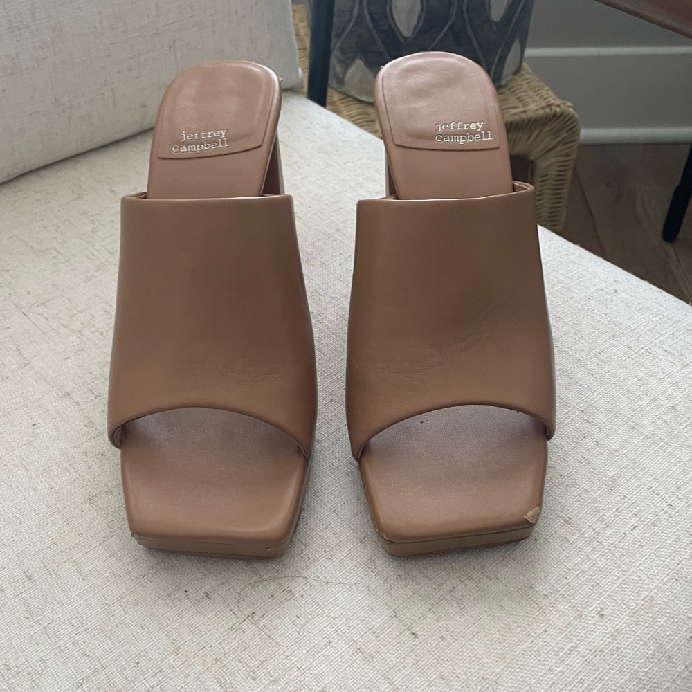 Jeffrey Campbell Caviar Platform Slide Sandal - size 9